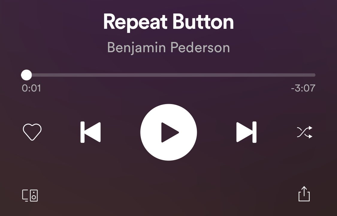 Spotify repeat button :: Ilya Bezdelev